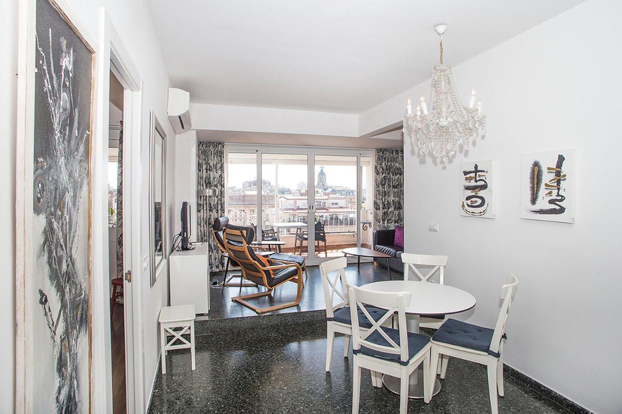 The Gran Via Penthouse Lejlighed Barcelona Eksteriør billede